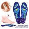 1 Pair Magnetic Acupressure Insoles Unisex Foot Arch Support Promote Circulation Relieve Fatigue Orthopedic Insoles Sports Travel Workers Insoles