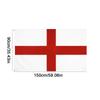 St George Cross Flags 33ft Fabric St Georges England Bunting 30 Flags England Flags on Sticks for Football Event Bar Party Decor