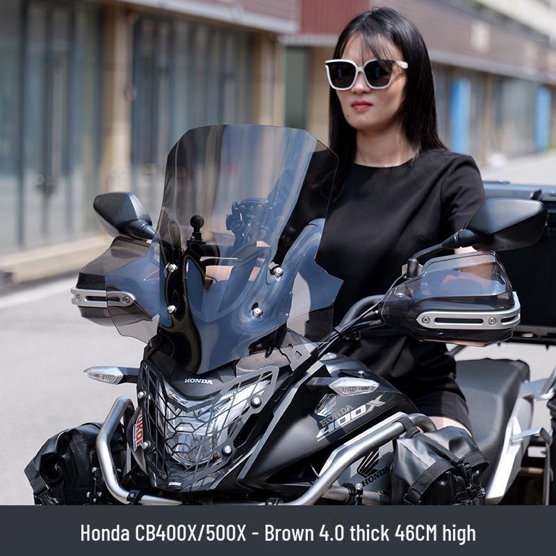 Pare-brise amélioré pour Honda CB400X/500X, Déflecteur de vent étendu