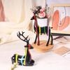 Resin Couples Elk Desktop Decor Gold Reindeer Animal Office Decoration Indoor Home Room Ornaments Table Craft Home Decoration