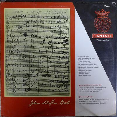 LP Record JOHANN SEBASTIAN BACH - Jesu Meine Freude 641206 Cantate 1961 Barbados Classical Used