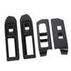 4pcs Window Switch Panel Cover Trim Carbon Fiber Style Interior Decoration Window Control Panel Trim for Tacoma 2024