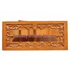 Heaven Official's Blessing Door Plaque: Peach Wood Carved Vermilion Pendant for Home Decor and Door Couplets.