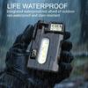 Rechargeable Dual Light Flashlight Rotatable Pocket Work Light with Metal Clip EDC Torch for Outdoor Camping Hiking Emergency