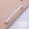 2/6/10pcs White Cabinet Handles & Knobs - Aluminium Alloy Modern Furniture Hardware for Kitchen/Closet/Cupboard/Drawer