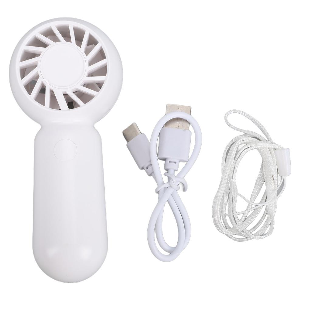 Mini Handheld Fan 4 Speed Wind High Speed Electric Mini Travel Fan with Hanging Rope for Home Office