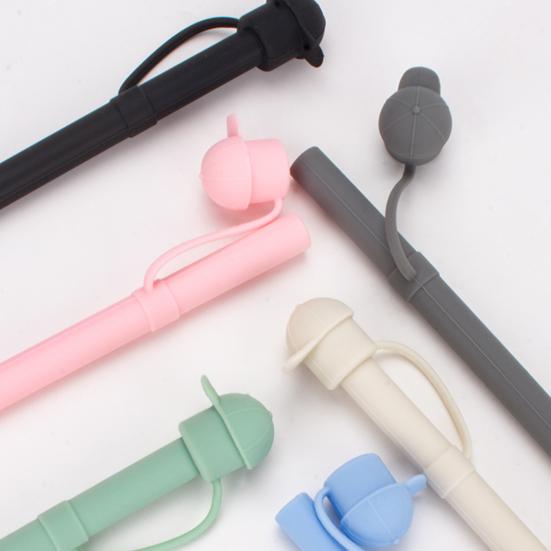 Silikonové víčko na brčko odolné proti prachu, opakovaně použitelné brčka na kelímky