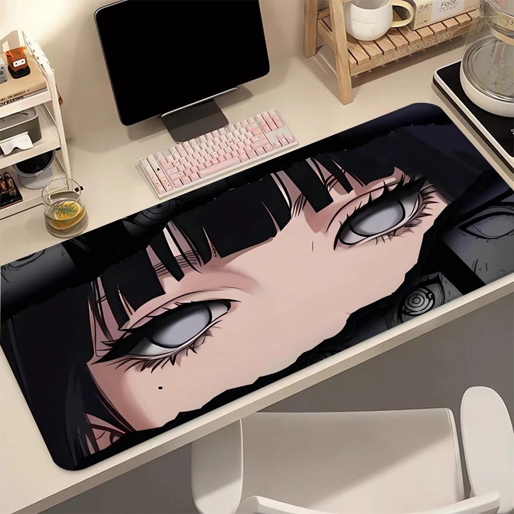 Kawaii Anime Girl H-Hyuga H-Hinata Mousepad XXL Gaming Keyboard Non Slip Laptop Desk Mat N-NarutoS Theme Large PC Gamer Desk Pad