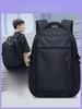 Mochila de Viagem em Tecido Oxford Para Homens Com Design Respirável e Capacidade Expansível Para Escola e Deslocamento