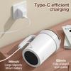 Tazza Miscelatrice Magnetica Automatica da 380ML con Cannuccia e Coperchio Acciaio Inossidabile Impermeabile Elettrica USB Miscelazione Caffè Nuova 2025