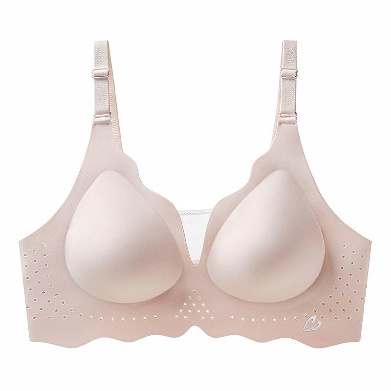 Small breasts gathered in spring, soft support, anti-sagging, sub-breasts fixed integrated bra cover