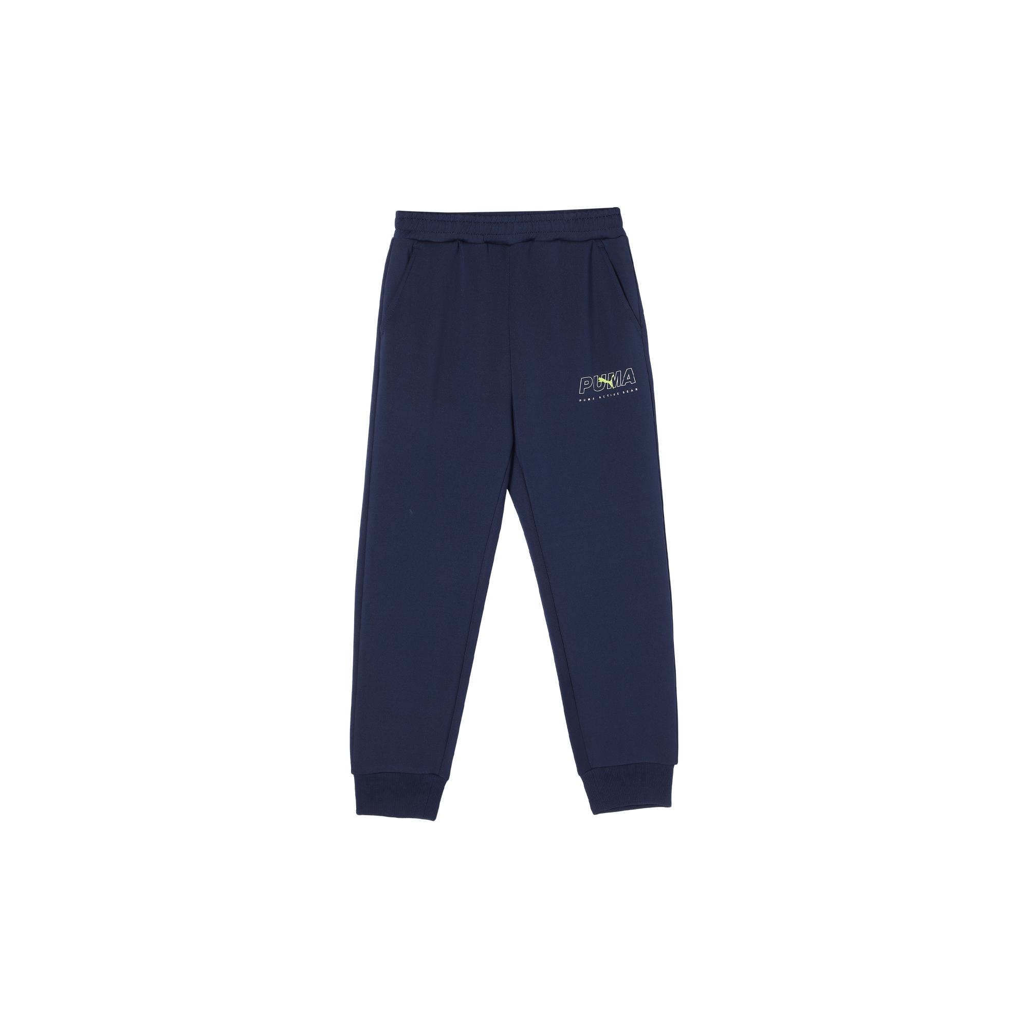 Puma Вязаные спортивные штаны Детские брюки Темно-синий 950126-02 130