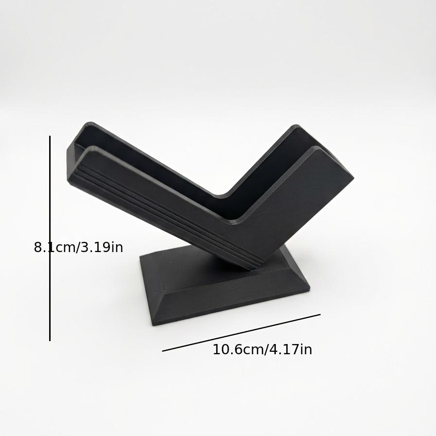 Suporte Moderno para Cartões de Visita Impresso em 3D, Organizador de Cartões de Mesa Conveniente para Organização de Mesa no Escritório e em Casa