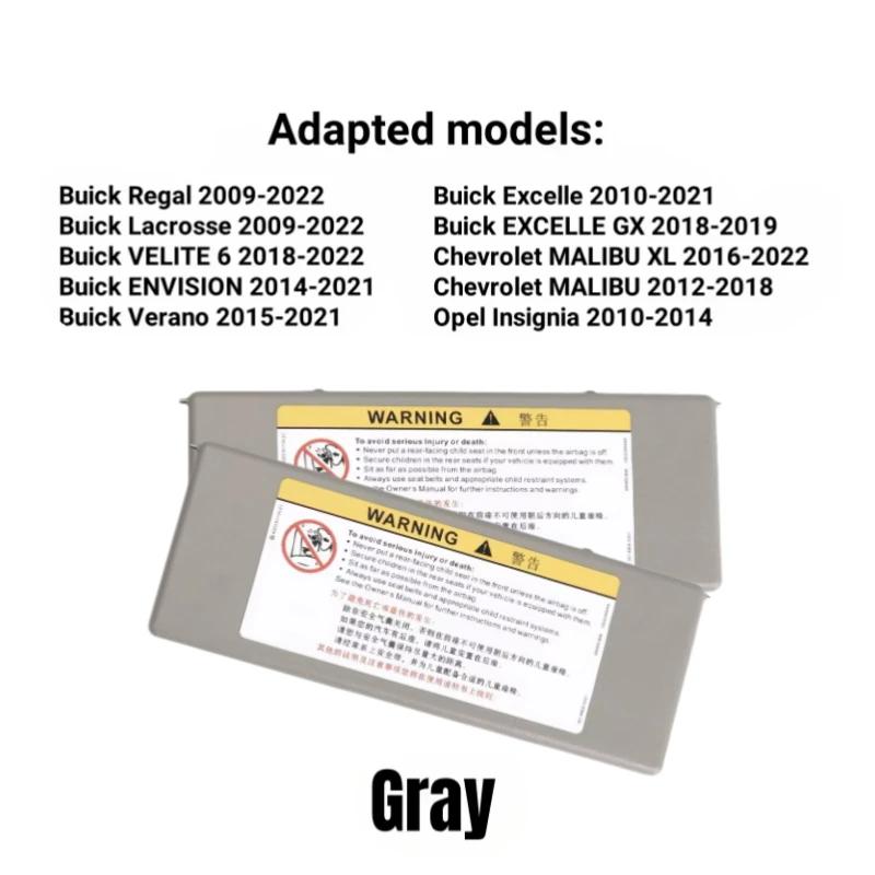 

2Pcs Sun Visor Shade Mirror Cover Replacement Interior Makeup Mirror Cover for Opel Insignia 2010 2011 2012 2013 2014