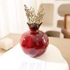 [Ceramic Pomegranate Vase] 12.7cm Contemporary Ceramic Pomegranate Vase - Decorative Piece for Your Home