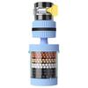 Kitchen Faucet Filter Extension, Rotatable, Detachable and Washable Six-layer Filter Head, Universal Water Splash-proof Filter Nozzle