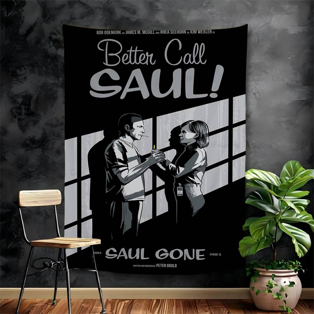 Better Call Saul TV Series Printed Large Wall Tapestry Hanging Tarot Hippie Wall Rugs Dorm Home Decor