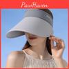 Wide Brim Sun Hat With Airy Ice Silk Fabric For Sun Protection And Fashion Style