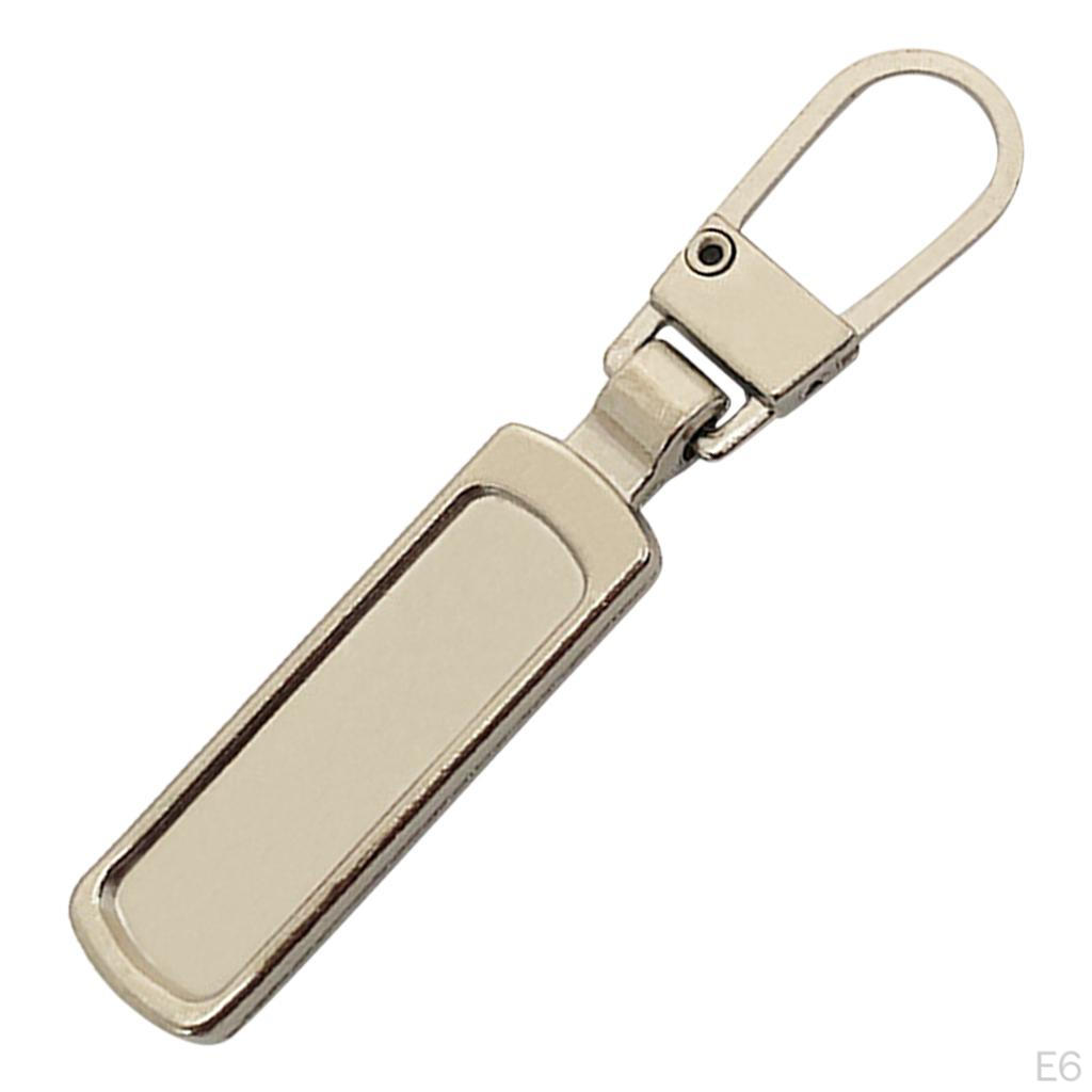 10 Pieces Zipper Puller Replacement Heads Sewing Accessories for Backpack Luggage Handbag