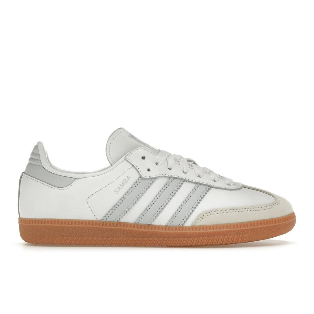 Adidas Samba OG White Halo Blue Gum Women Sneakers Cloud-White Off-White IE0877