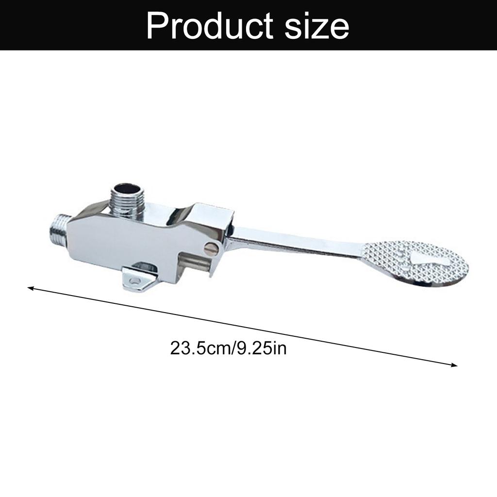 Freihändige Badezimmer-Spülventile mit Fußpedalsteuerung Berührungslose Spülventile für stark frequentierte öffentliche Einrichtungen