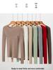Elegant Women's Round Neck 100% Cashmere Slim Fit Sweater Dress