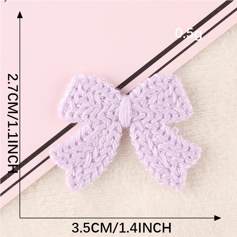 

Компьютерная вышивка, этикетка, водорастворимая, многоцветный бант, значок, тканевая этикетка, аксессуары для одежды, ручная работа, DIY нашивка, вышивка, тканевая наклейка C4L-B-2-9 Purple