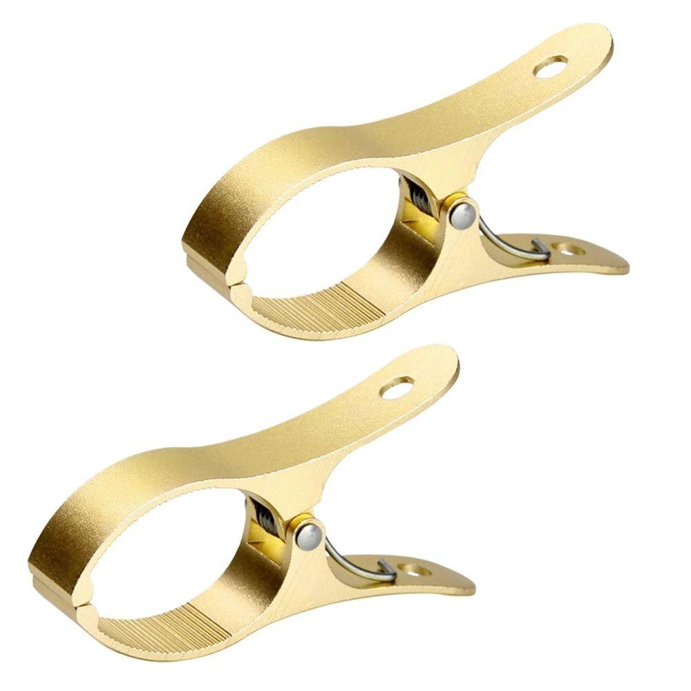 

2Pcs Fixing Towel Clothes Pin Heavy Duty Quilt Clips Drying Clothes Pegs for Clothing золотой