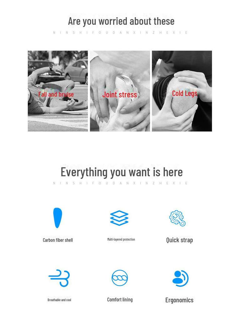 Motocyklowe nakolanniki i nałokietniki: Ochrona przed upadkiem, wiatroodporna, czterosezonowa odzież ochronna dla motocyklistów