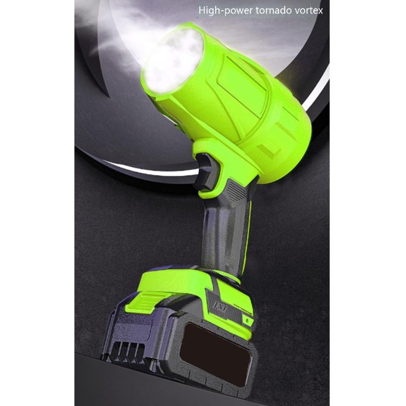 Powerful 21V Battery Powered Leaf Blower With 15 Cells Energy Supply 1050W High Execution For Yard Maintenance And Snow Removal