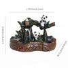 1pc, Creative Resin Panda Home Decorate Backflow Incense Burner Incense Censer (Without Incense)