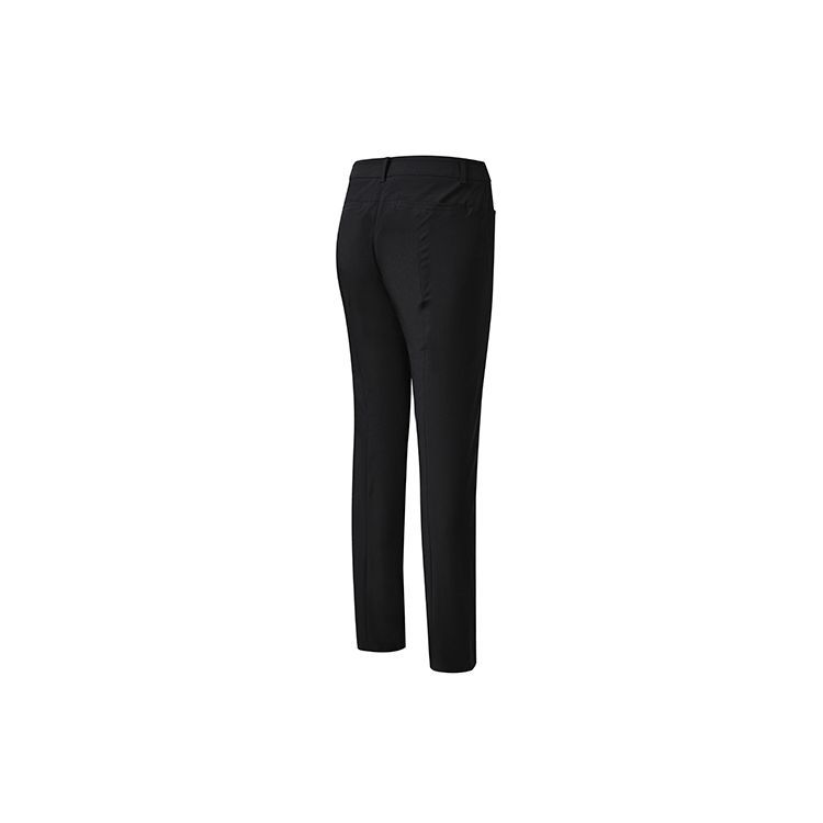 FILA Athletics Basic Solid Woven Sports Long Pants Women Bottoms Deep-Black A11W235806F-BK