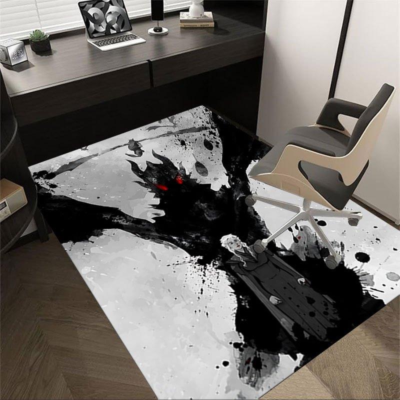 

1pc Fire and Blood Office Carpet Chair Mats, Home Decor Mat | Fantasy Theme Mat | Durable Mat, Dragon DecorB26 60cm by 90cm