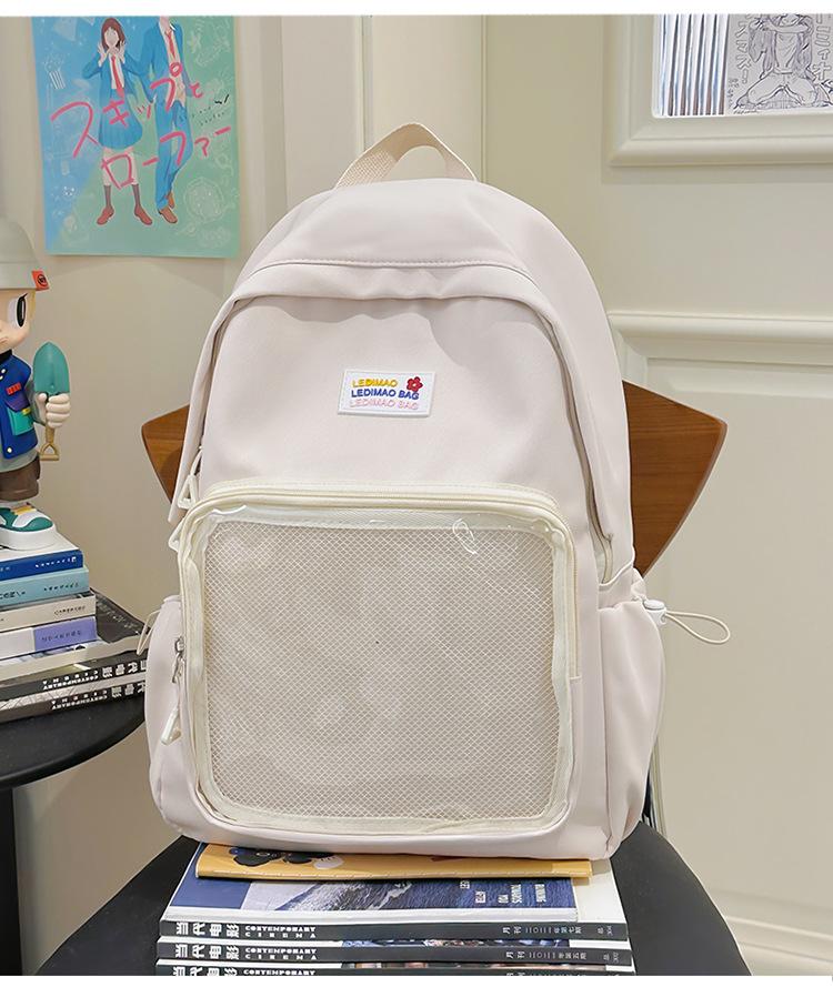 School Bag New Student Party High Value 1-3 Grade Backpack Mori Sweet Girl Heart Cocoa Love Travel Backpack