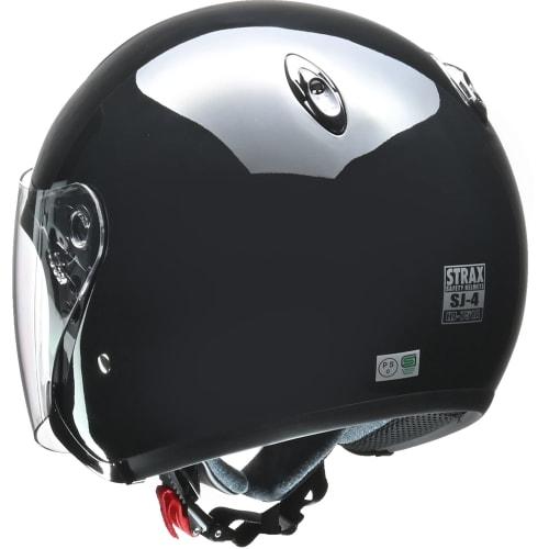 LEAD Motorcycle Helmet Jet STRAX SJ-4 Black BIG Less than 63~64cm