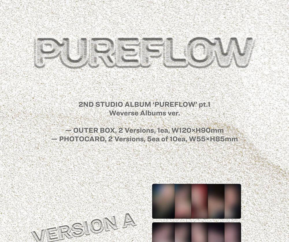 LE SSERAFIM [PUREFLOW] pt.1 2nd Studio Album (Weverse Albums ver.)