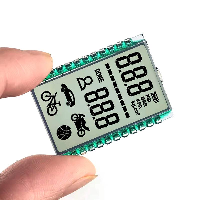 Portable Air Pump with LCD Tire Pressure Monitoring Display