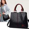 New Handbag Going Out Messenger Large Capacity Internet Celebrity with Soft Leather Embossed Shoulder Bag Portable Woman