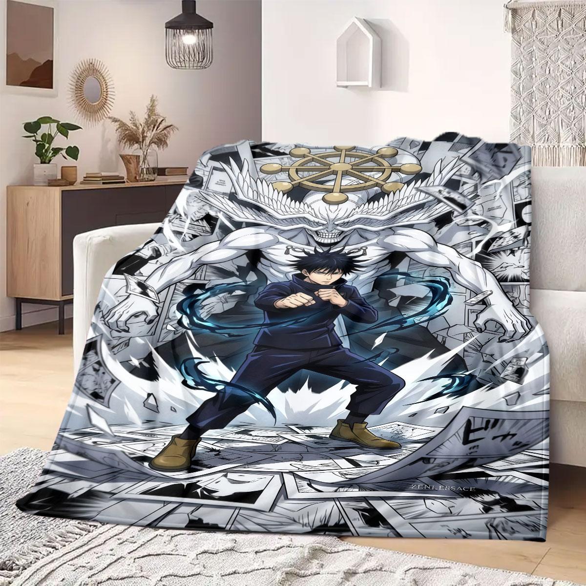 

Nobara Kugisaki Hammer Flannel Blanket Warm,Comfortable,Suitable for Bedrooms,Sofas,Beds,Chairs,Picnics,Travel 75x90cm