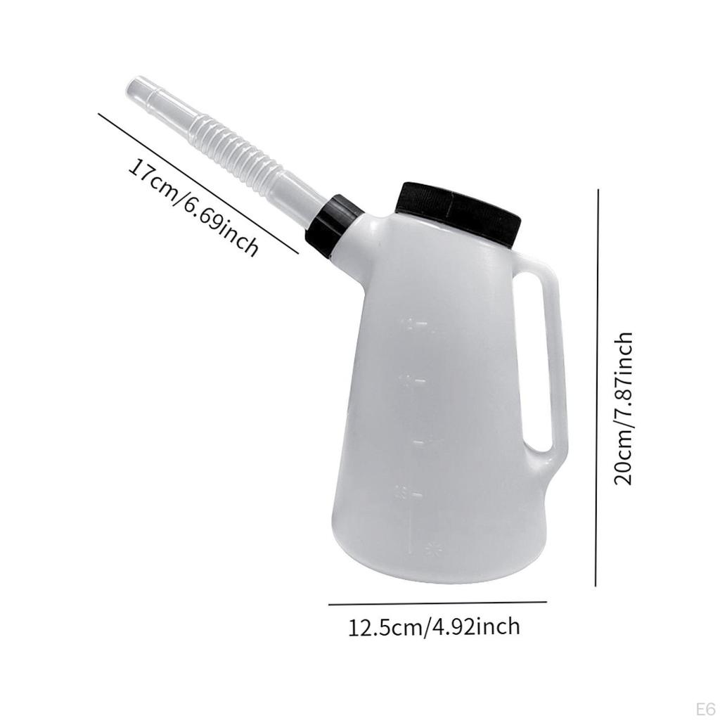 Engine Oil Dispenser Jug with Handle for Car And Motorcycle Use