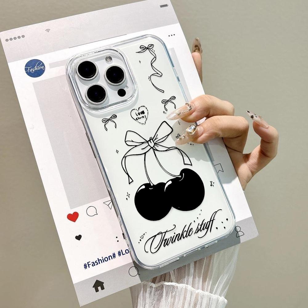 Capa de Telefone Pintada para iPhone 12 13 15 16 iPhone 16 12 13 14 15 Pro 14 15 16 Pro Max Cobertura À Prova de Choque Anti-Impressão Digital Estilo Fresco Capa Protetora