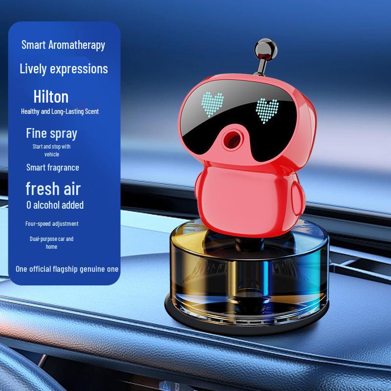 Creative Car Aroma Diffuser: Long-Lasting Fragrance Robot Ornament for Air Vent Decoration