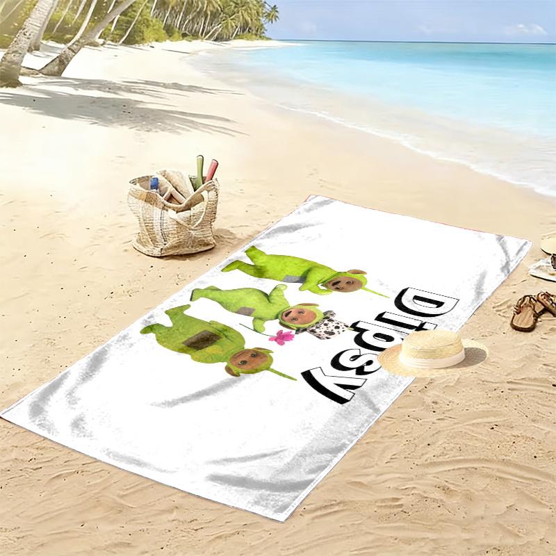 Dipsy Print Beach Towel, Large Soft Quick Dry Towel for Beach Camping Swimming