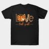 Leopard Pumpkin Love Fall Yall Autumn Thanksgiving T-Shirt