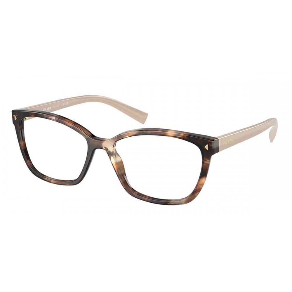 

Prada Pr 15zv 07r1o1 Women Eyeglasses Caramel Tortoise/53