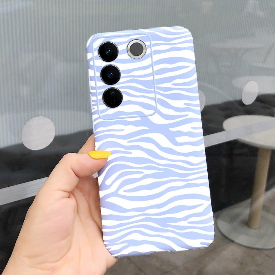 For Vivo V27 Pro Case Vivo V27e Back Cover Fashion Candy Color Painted Funda For Vivo V27 5G V 27e V27Pro V2237 V2230 Soft Shell