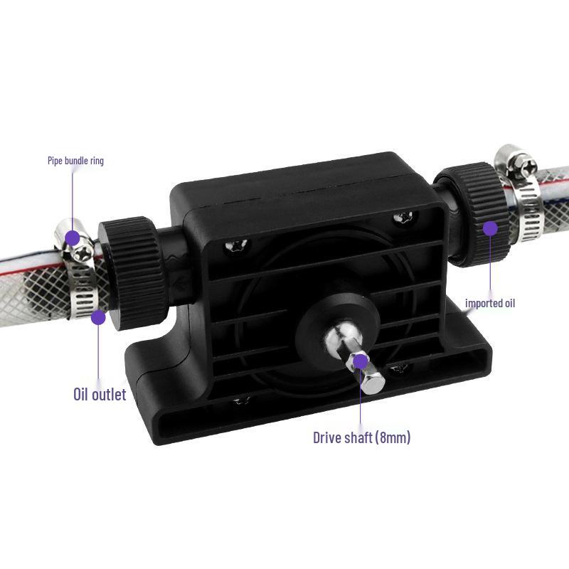 Mini Electric Drill-Driven Water Pump with High Flow & Dual Connectors