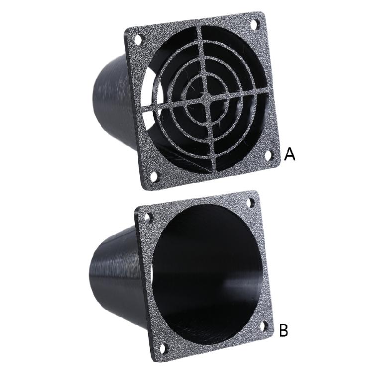 Precise 30mm Cooling Fan Nozzle for 6x6cm Heat Exhaust Fans and Blowers Air Ventilation Fan Circular Outlet