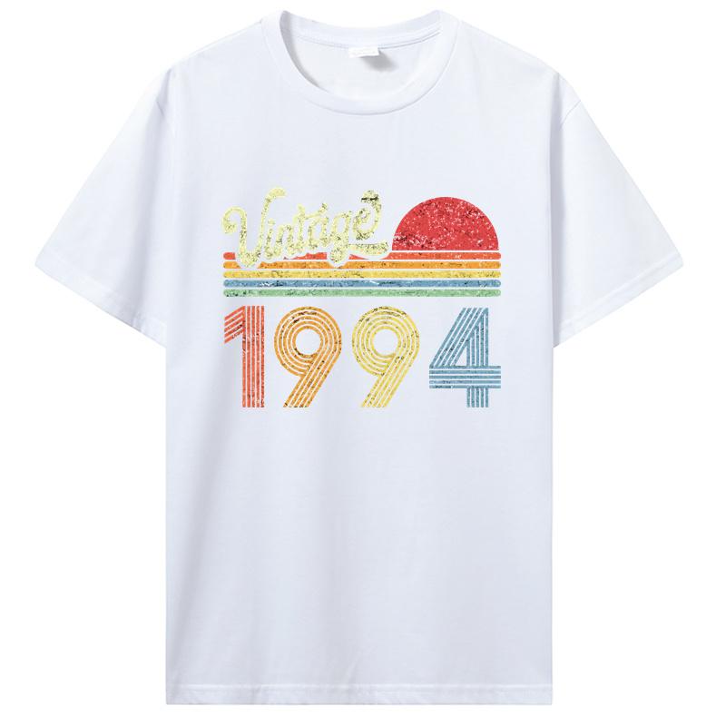 1994 Birthday Gift Vintage Born Made 1994 Retro Sunset Tshirt Unisex T Shirt Cotton Summer Tops T Shirts Streetwear Unisex Clothes