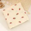 Cotton Muslin Cute Cartoon Printing Baby Swaddle Blanket Soft Breathable Newborn Baby Receiving Blanket For Infant Boys Girls